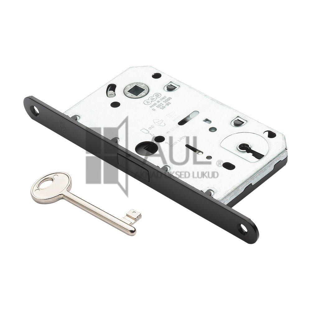 Magnetlukk AGB 50-90 võtmega must